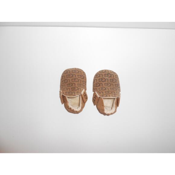UGG Chestnut Baby Logo Pre-walker Roos Booties - Picture 7 of 16